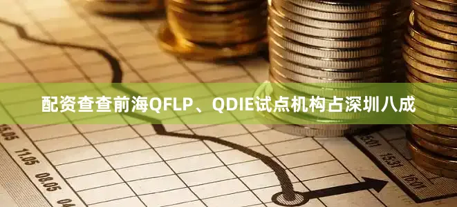 配资查查前海QFLP、QDIE试点机构占深圳八成
